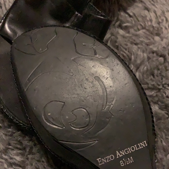 Enzo Angiolini wedge slip-ons. Black 8.5 - Picture 5 of 5